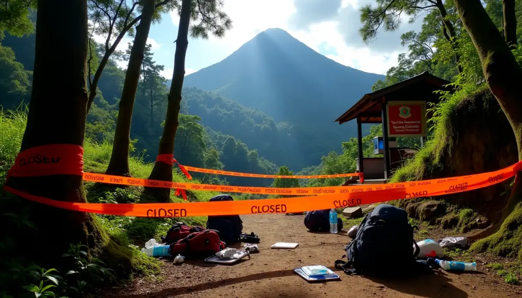 Pendakian Gunung Gede Tutup 36 Pendaki Terjaring Razia