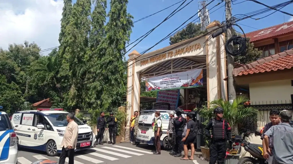 Ledakan di SMAN 72 Kelapa Gading Hari Ini
