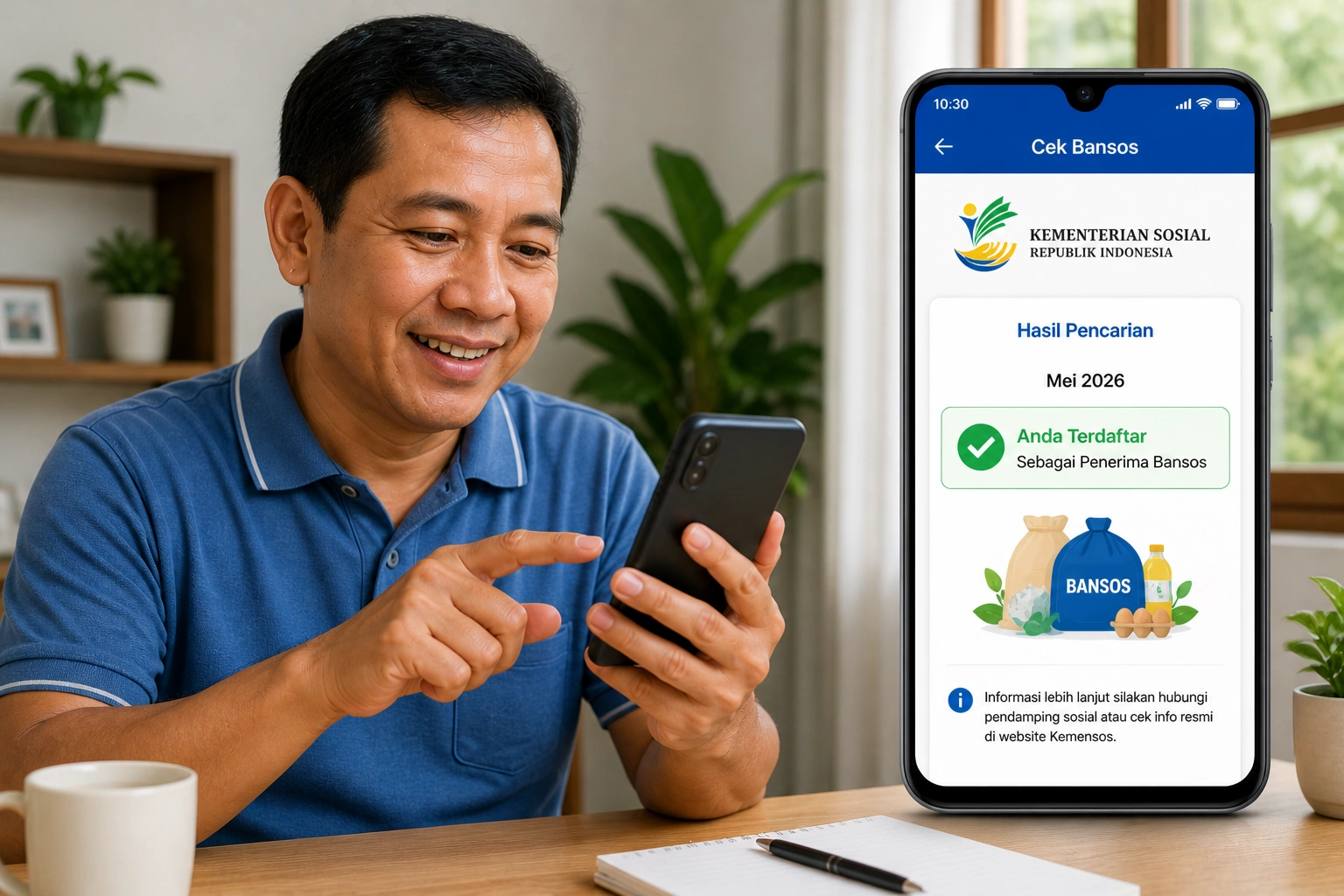 Cara Cek Bansos Mei 2026 Lewat HP, Cek Nama Penerima dengan Mudah