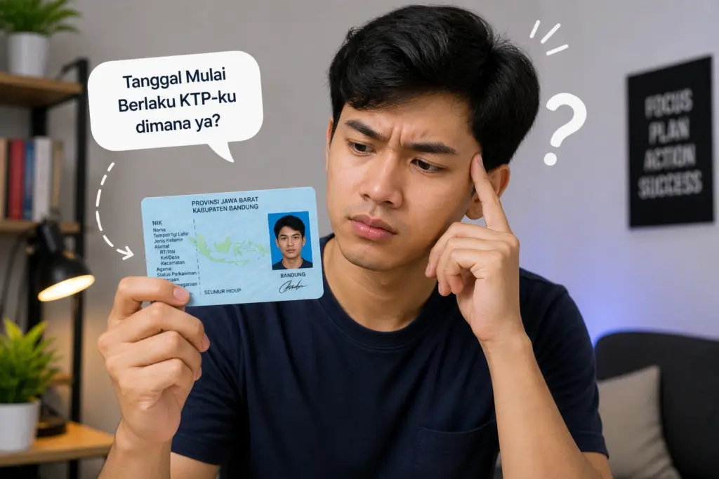 Tanggal Mulai Berlaku KTP Ada Dimana