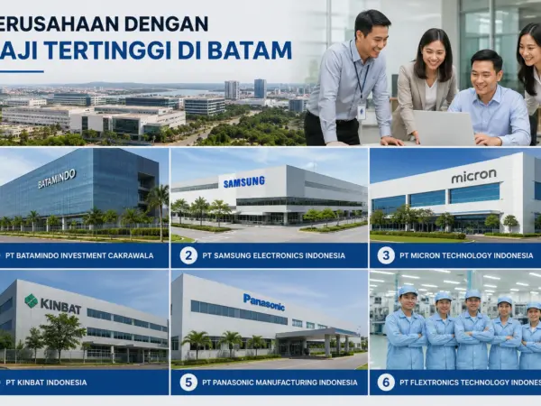 15 PT Gaji Terbesar di Batam di 2026 Ada yang Puluhan Juta